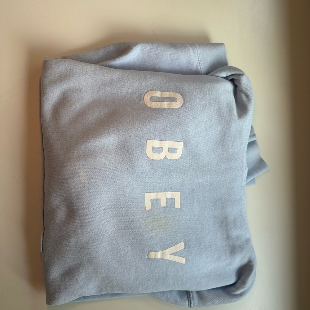 Obey Light Blue Sweatshirt
